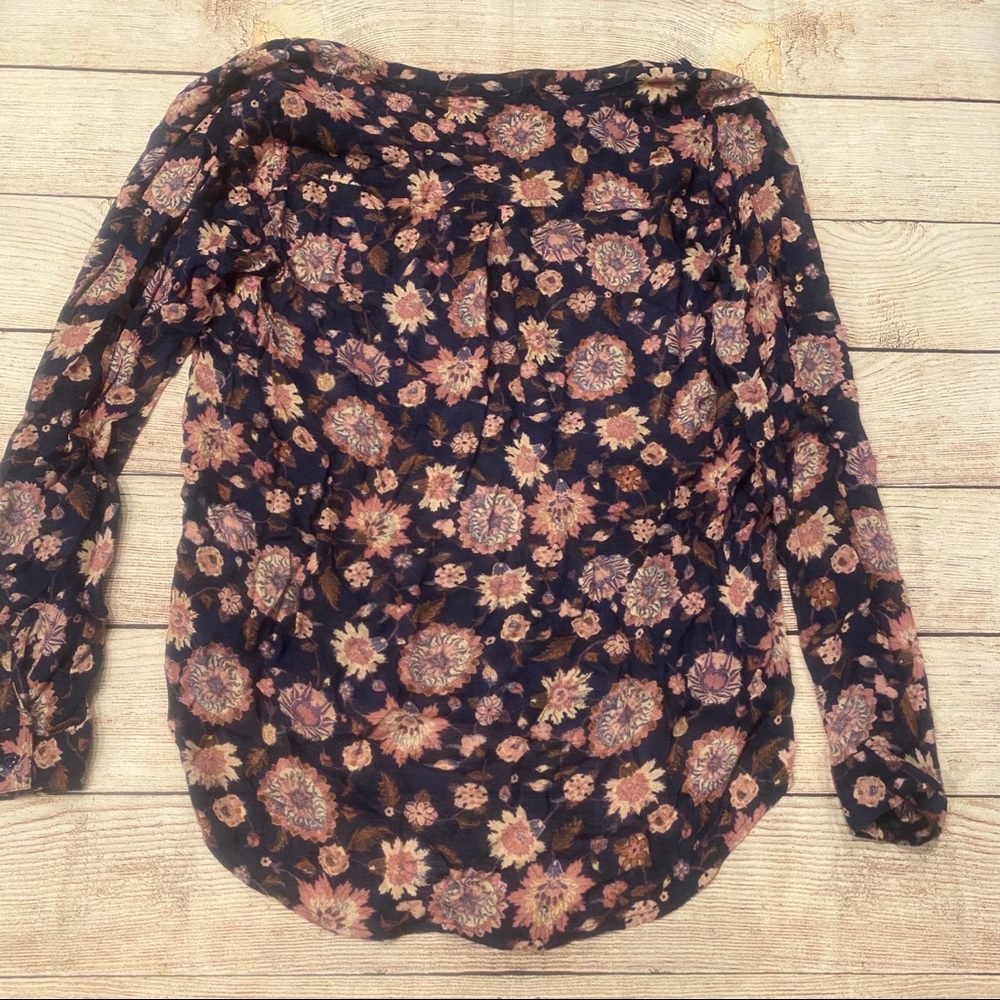 Lucky Brand Floral Blouse - Picture 6 of 6